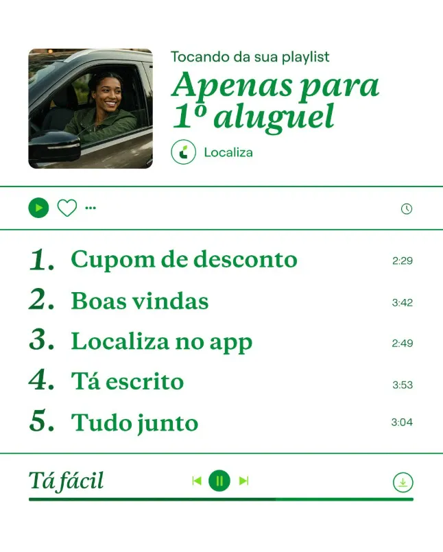Localiza — playlist