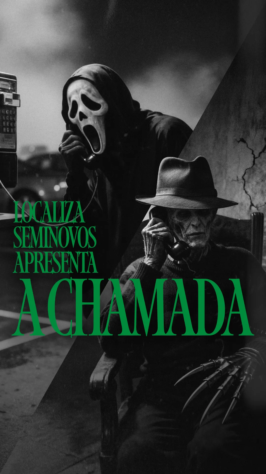 Localiza — capa reels Halloween