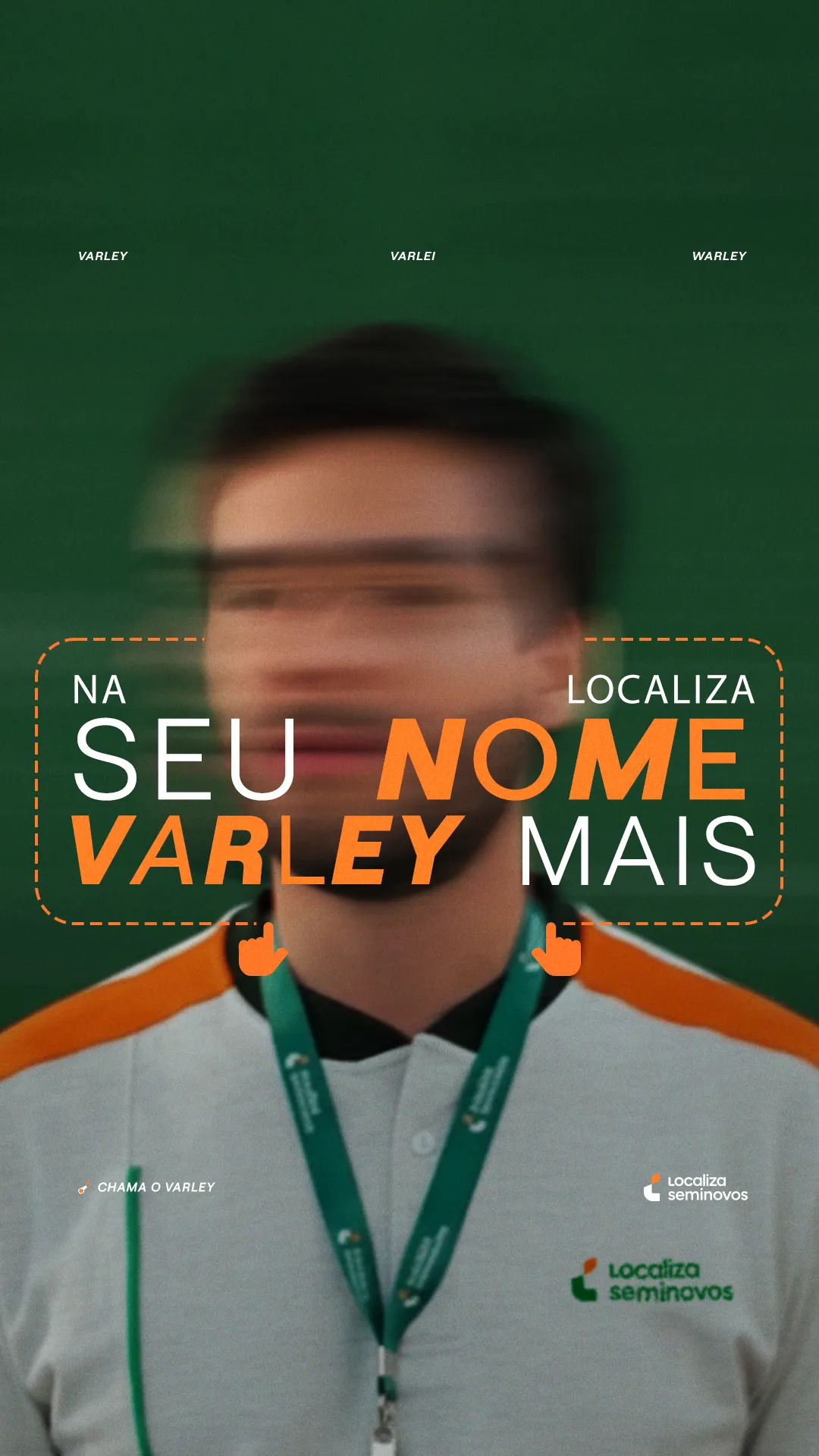Localiza — capa da campanha Varley's